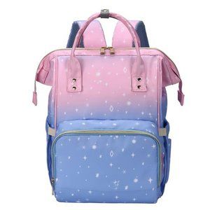 Diaper Bag Backpack,  Multifunction Diaper Bags, Waterproof Baby Bag(Blue)